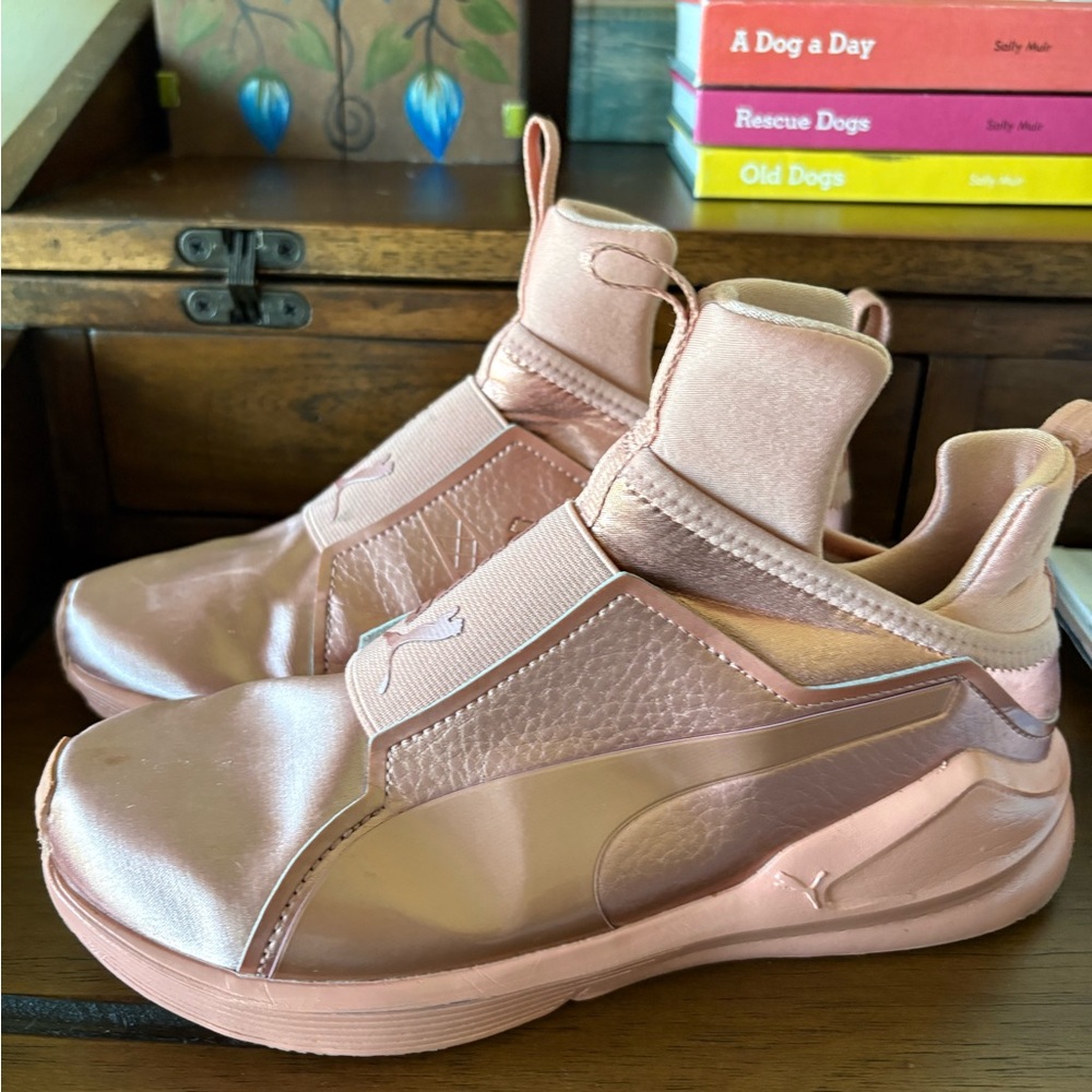 Puma Women's Pink Slip-On Athletic Sneakers